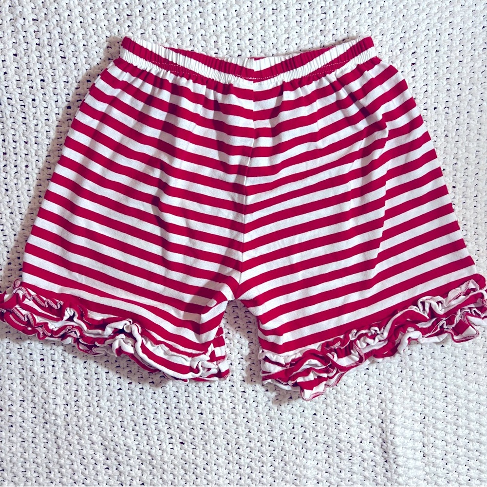 Southern Tots Ruffled Stripe Shorts Sz 12